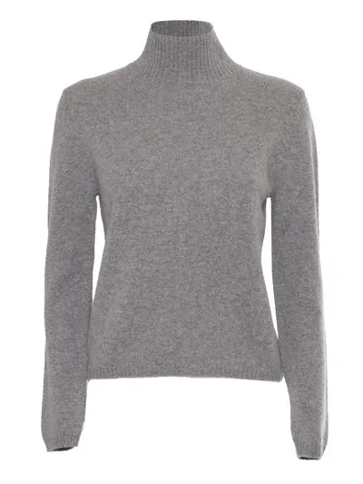 Kangra Regular Fit Turtleneck Sweater In Grey