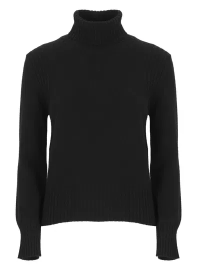 Kangra Wool And Cashmere Sweater In Black