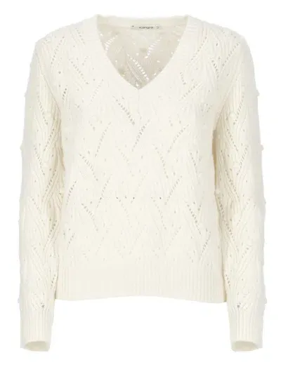 Kangra Wool Sweater In White