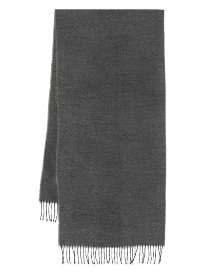 Kaos Fringed Scarf In Grey