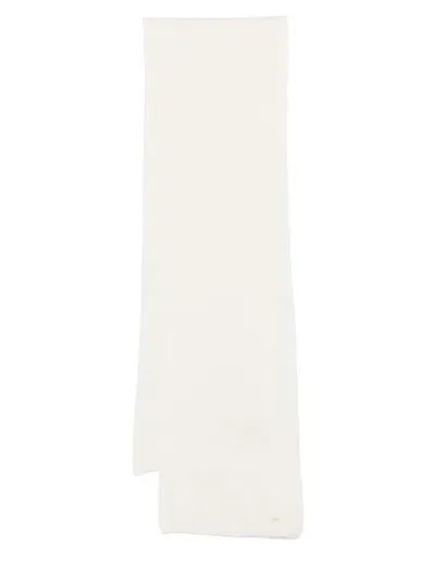 Kaos Ribbed Scarf In White