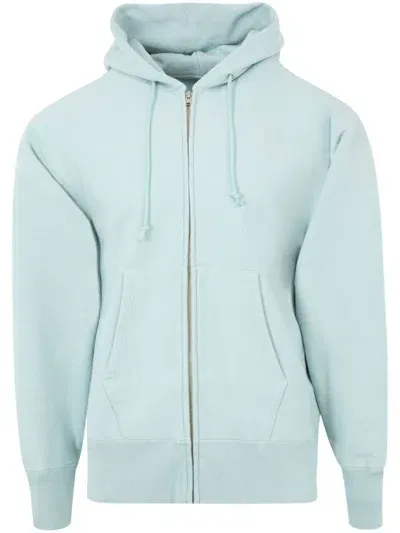 Kaptain Sunshine Zip-up Hoodie In Blue