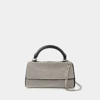 Kara Crush Satchel Bag In White