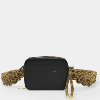 Kara Crystal Cobra Camera Bag In Black