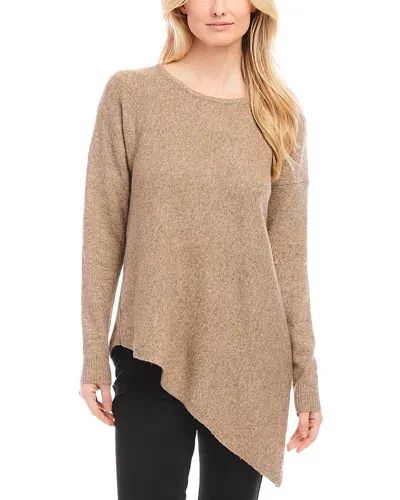 Karen Kane Asymmetric Sweater In Earth