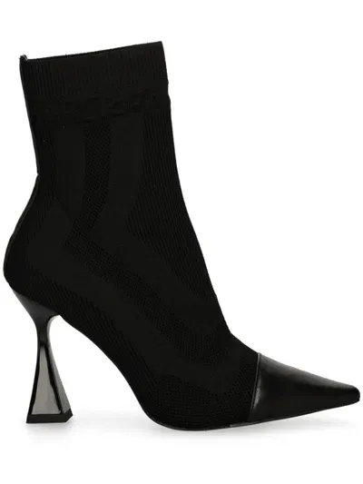 Karl Lagerfeld 95mm Debut Ii Ankle Boots In Black