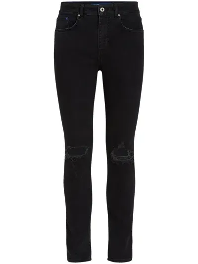 Karl Lagerfeld Jeans Skinny-cut Leg Jeans In Black