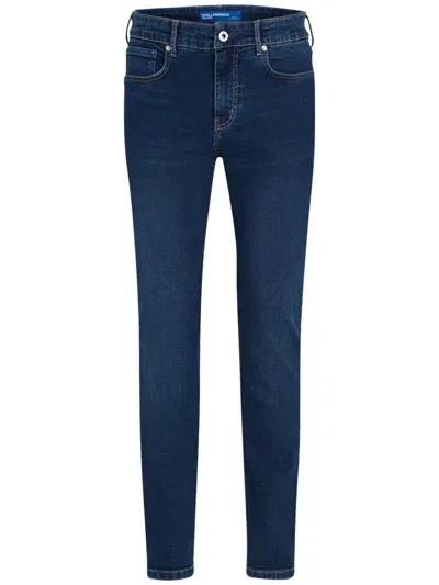 Karl Lagerfeld Jeans Mid-rise Skinny Jeans In 1cm