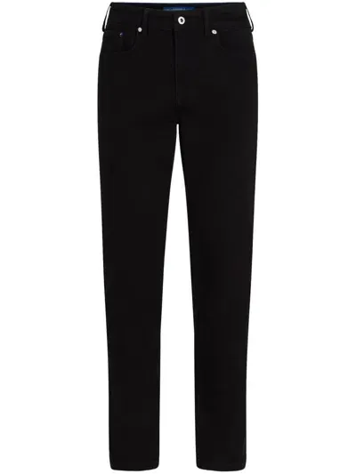 Karl Lagerfeld Jeans Mid-rise Slim-fit Jeans In Black