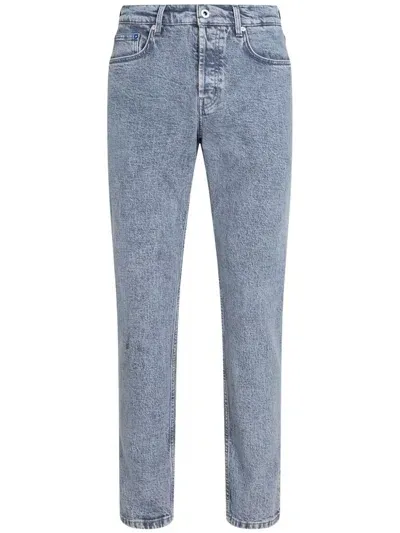 Karl Lagerfeld Jeans Tapered-leg Jeans In Blue