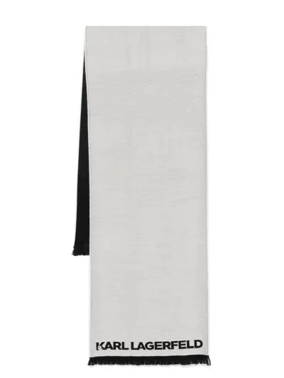 Karl Lagerfeld K/essential Scarf In Grau