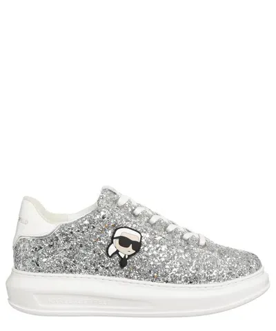 Karl Lagerfeld K/ikonik Nft Kapri Sneakers In Silver