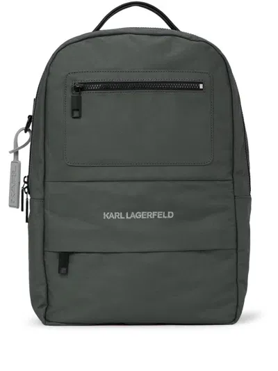 Karl Lagerfeld K/pass Backpack In Grey