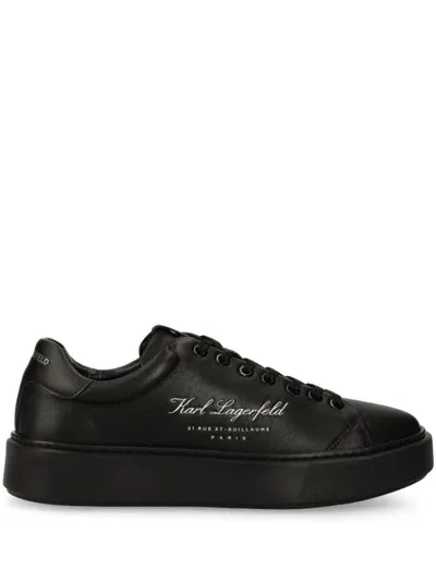 Karl Lagerfeld Maxi Kup Hotel Karl Sneakers In Black