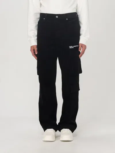 Karl Lagerfeld Pants  Men Color Black In Schwarz