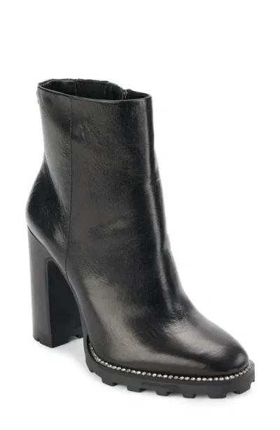 Karl Lagerfeld Paris Peppy Bootie In Black