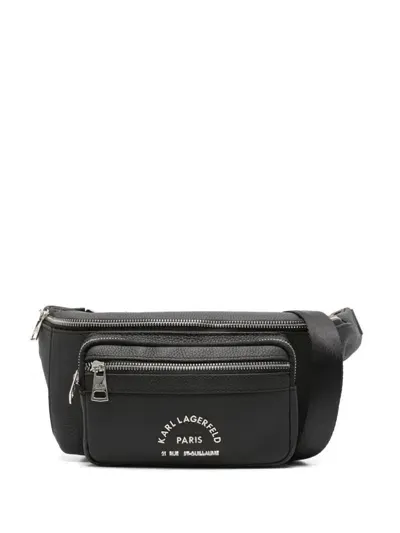 Karl Lagerfeld Rue St-guillaume Belt Bag In Schwarz