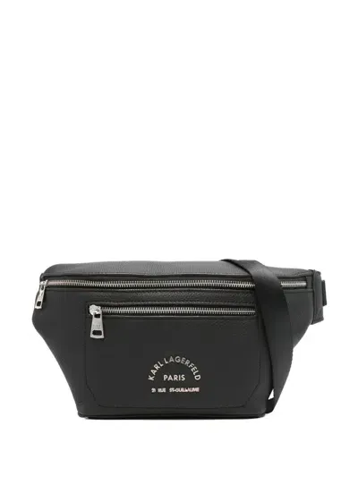 Karl Lagerfeld Rue St-guillaume Belt Bag In Schwarz