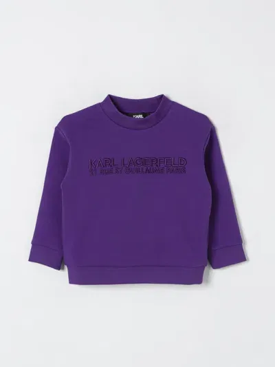 Karl Lagerfeld Sweater  Kids Kids Color Violet In Violett