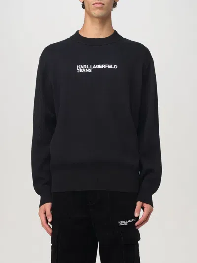 Karl Lagerfeld Sweater  Men Color Black In Schwarz