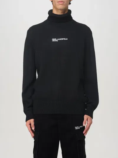 Karl Lagerfeld Sweater  Men Color Black In Schwarz