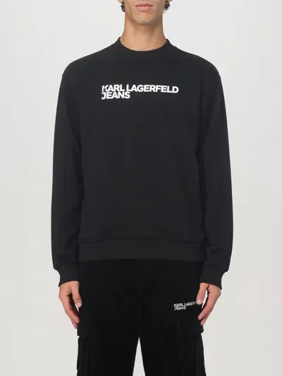 Karl Lagerfeld Sweater  Men Color Black In Schwarz