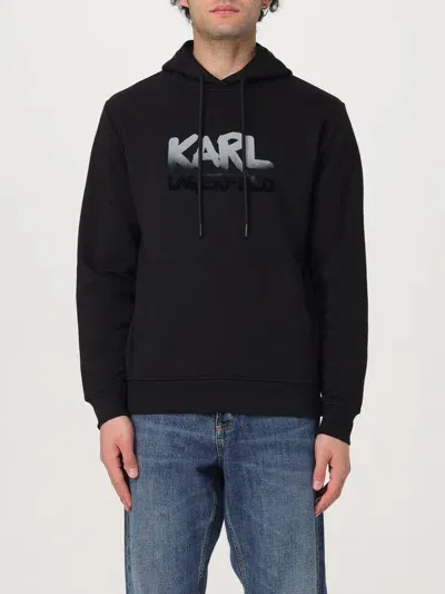 Karl Lagerfeld Sweater  Men Color Black In Schwarz