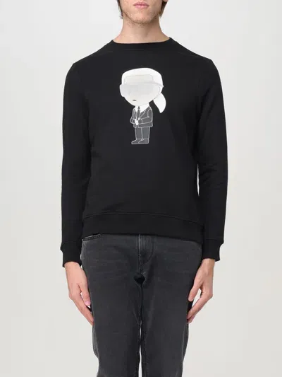 Karl Lagerfeld Sweater  Men Color Black In Schwarz