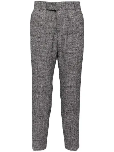 Karl Lagerfeld Tweed Trousers In Black