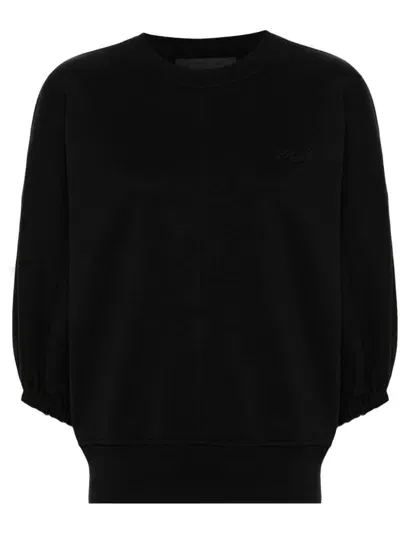 Karl Lagerfeld Voluminous Sweatshirt In Black