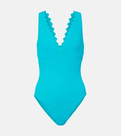 Karla Colletto Inés Swimsuit In Blue