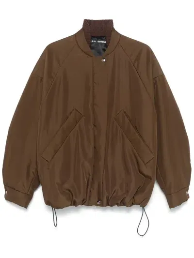 Kassl Editions Padded Bomber Jacket In 褐色