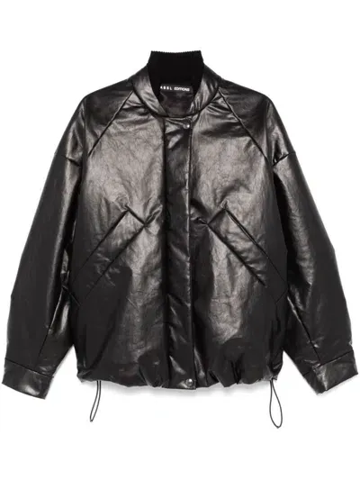 Kassl Editions Polished Bomber Jacket In 黑色