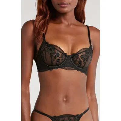 Kat The Label Sofia Underwire Bra In Black