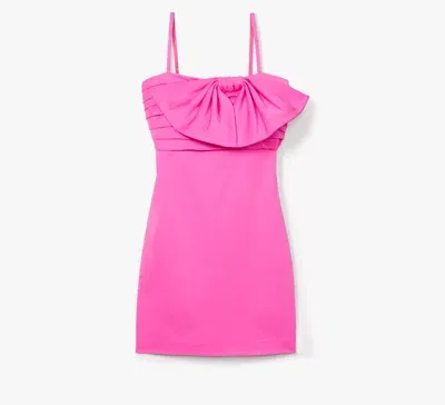 Kate Spade Claudia Bow Dress In Vivid Snapdragon