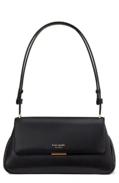 Kate Spade Grace Smooth Leather Convertible Shoulder Bag In Schwarz