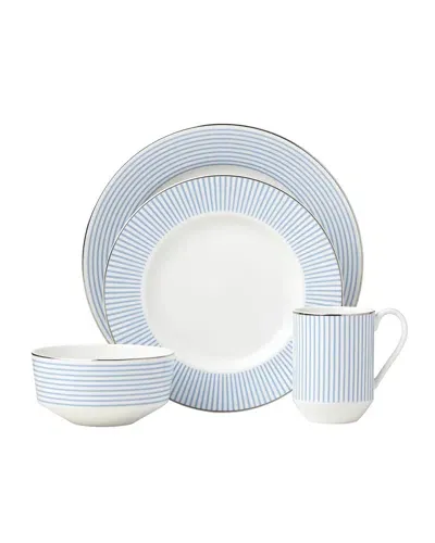 Kate Spade Laurel Street Dinnerware Place Setting In Blue