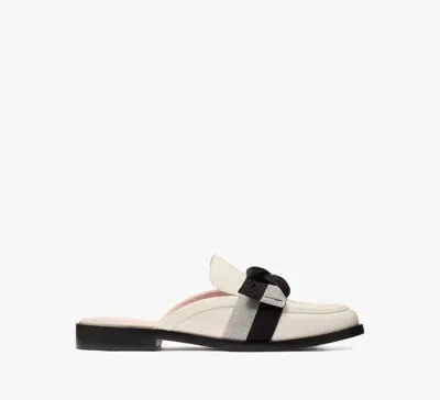 Kate Spade Leandra Mules In Cream,black