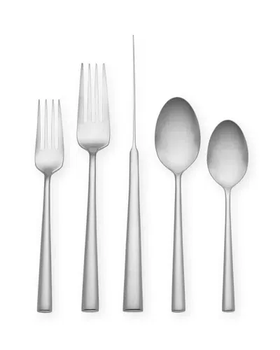 Kate Spade Malmo Satin 5-piece Flatware Place Setting In Stainless