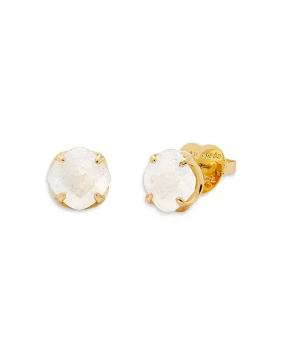 Kate Spade New York Pop Of Joy Cubic Zirconia Stud Earrings In White/gold