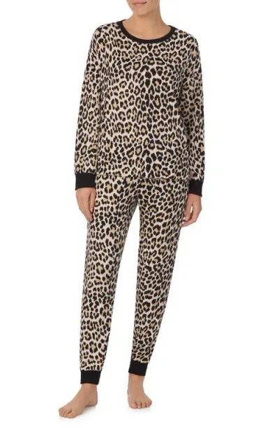 Kate Spade New York Print Pajamas In Leopard