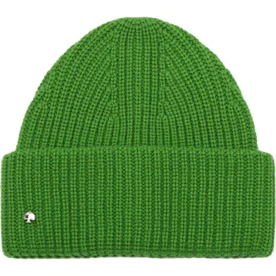 Kate Spade New York Spade Cuff Beanie In Ks Green