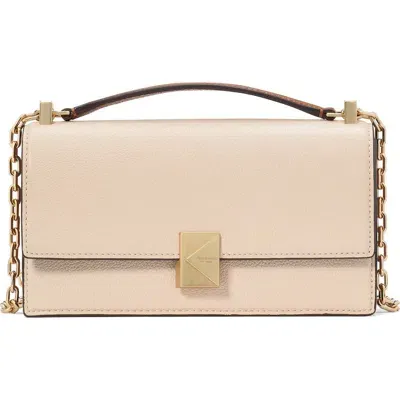 Kate Spade New York Tribeca Pebble Leather Convertible Crossbody Bag In Milk Glass Multi