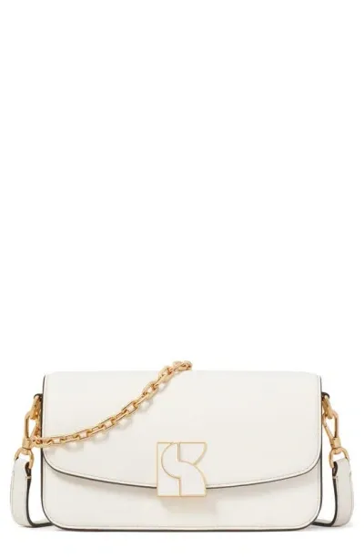 Kate Spade New York Dakota Smooth Leather Small Crossbody In Cream.