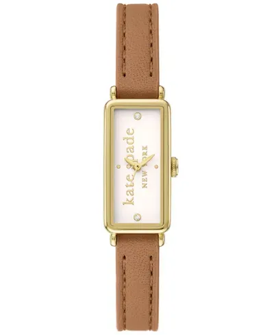 Kate Spade Women's Rosedale Brown Leather Watch 32mm