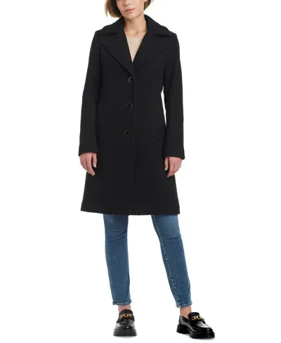 Kate Spade Women's Single-breasted Coat In Black