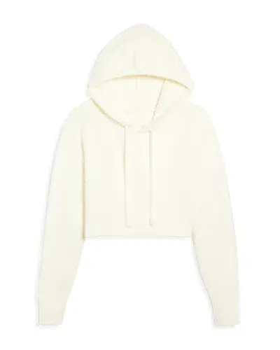 Katiejnyc Girls' Emery Cropped Sweater Hoodie - Big Kid In Winter White