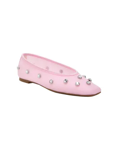 Katy Perry Women's High Rise Crystal Ballet Flats In Pink