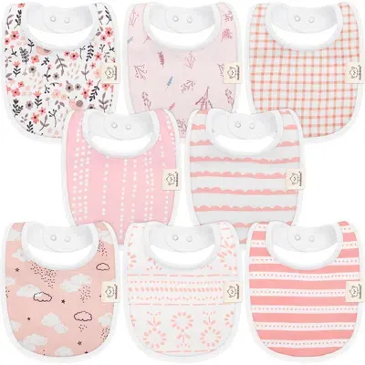 Keababies Kids'  8-pack Baby Drool Bibs In Multi