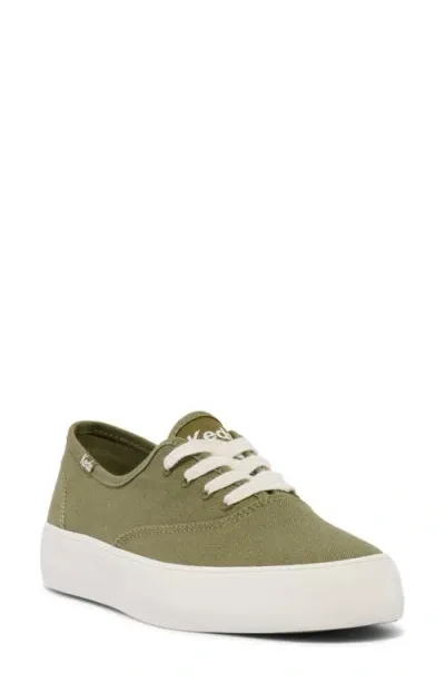 Keds ® Champion Sneaker In Medium Green Canvas